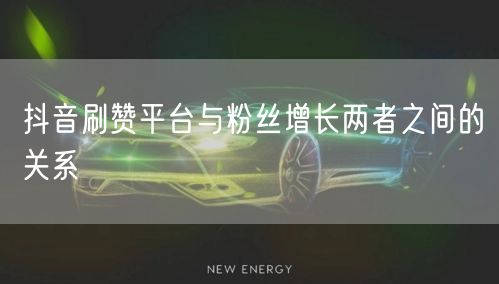 抖音刷赞平台与粉丝增长两者之间的关系