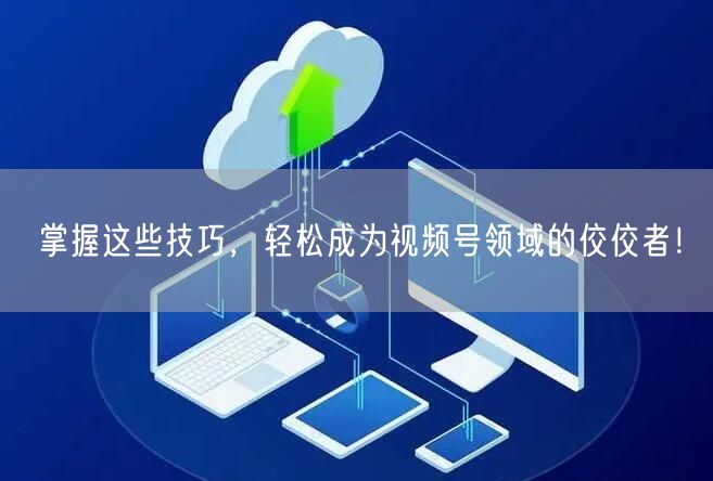 掌握这些技巧，轻松成为视频号领域的佼佼者！